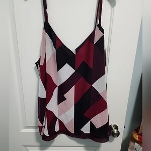 Torrid red color block swing tank NWT